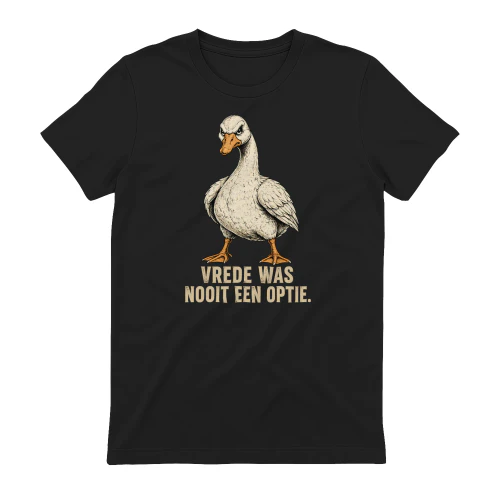 VREDE WAS NOOIT EEN OPTIE.