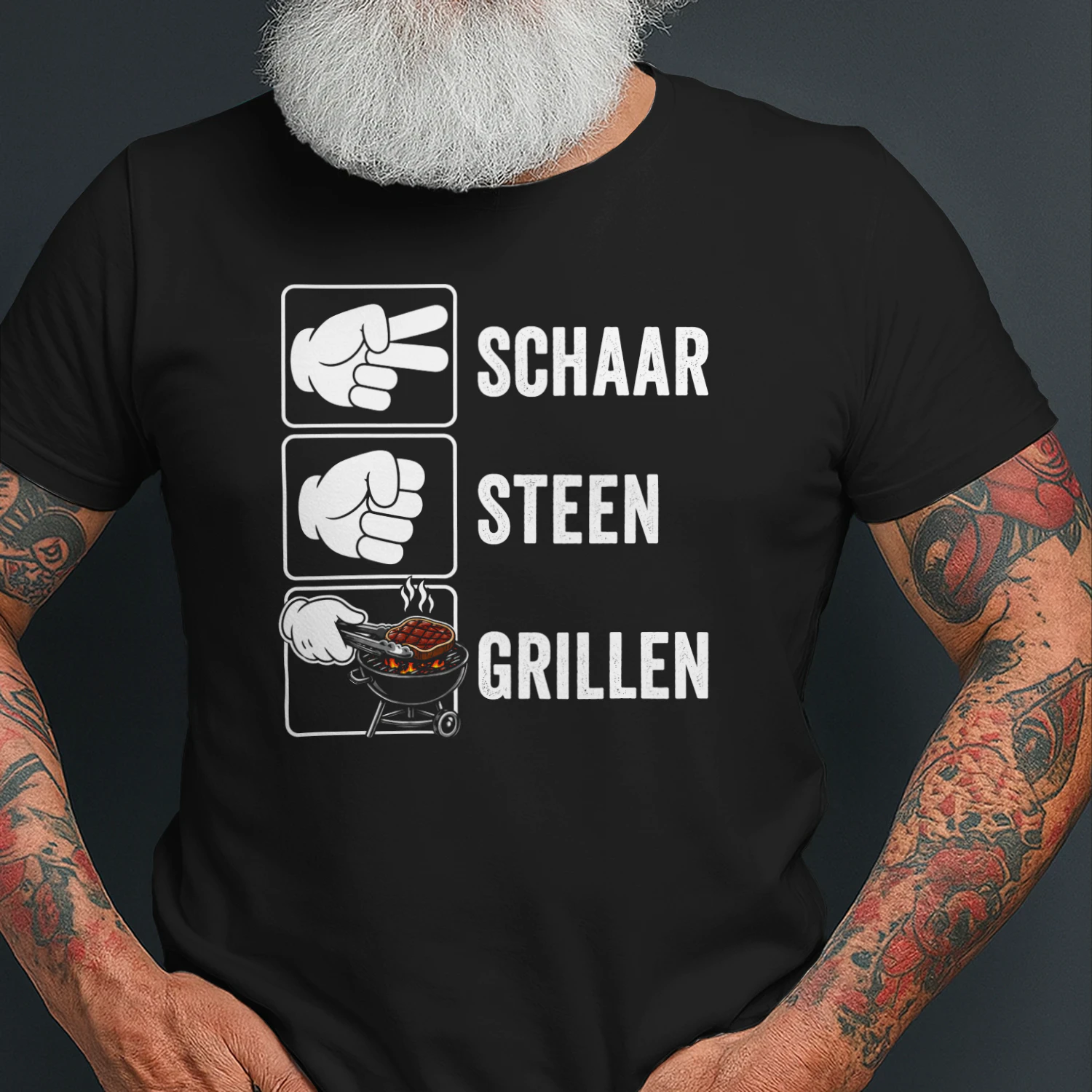 Schaar Steen Grillen