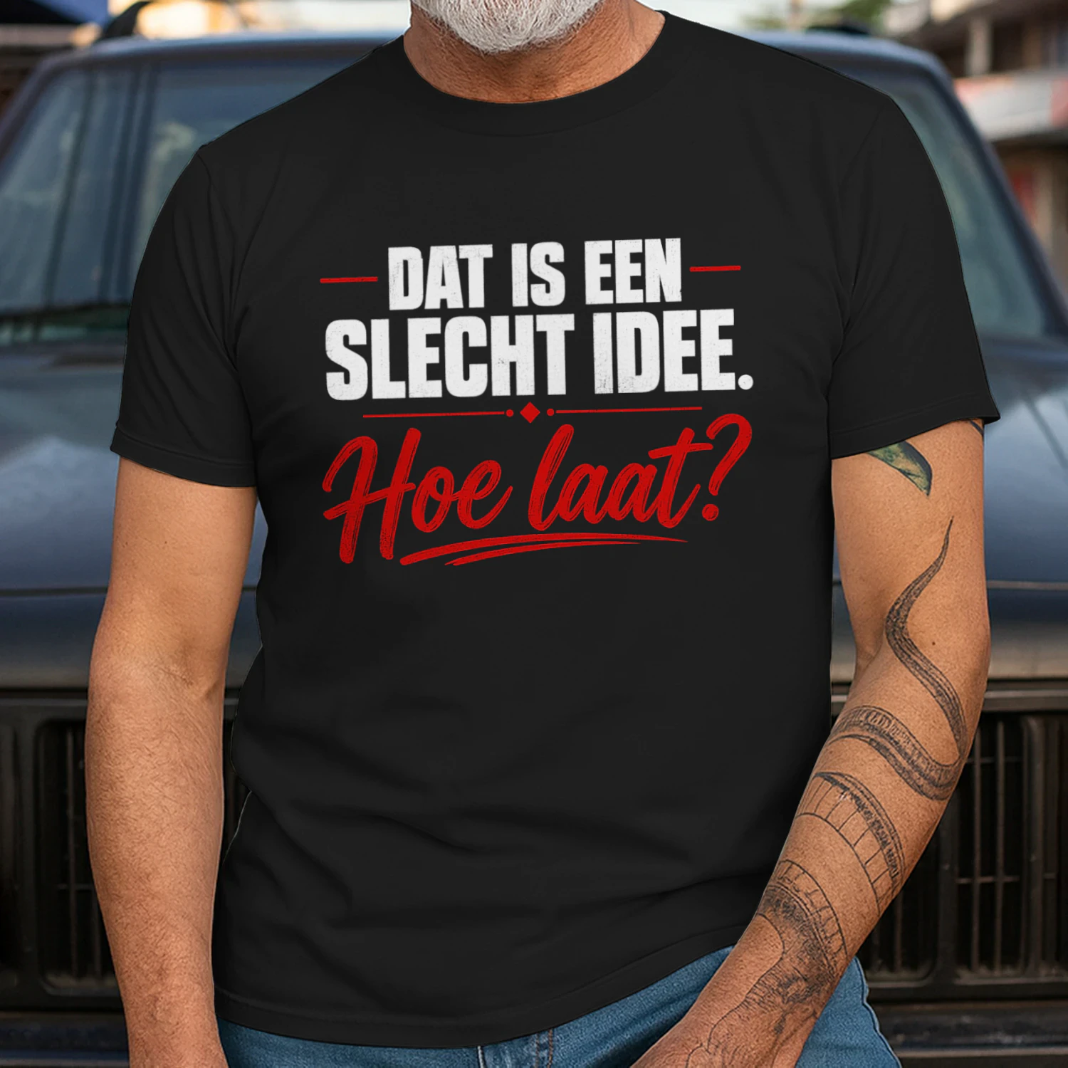Dat Is Een Slecht Idee. Hoe Laat?
