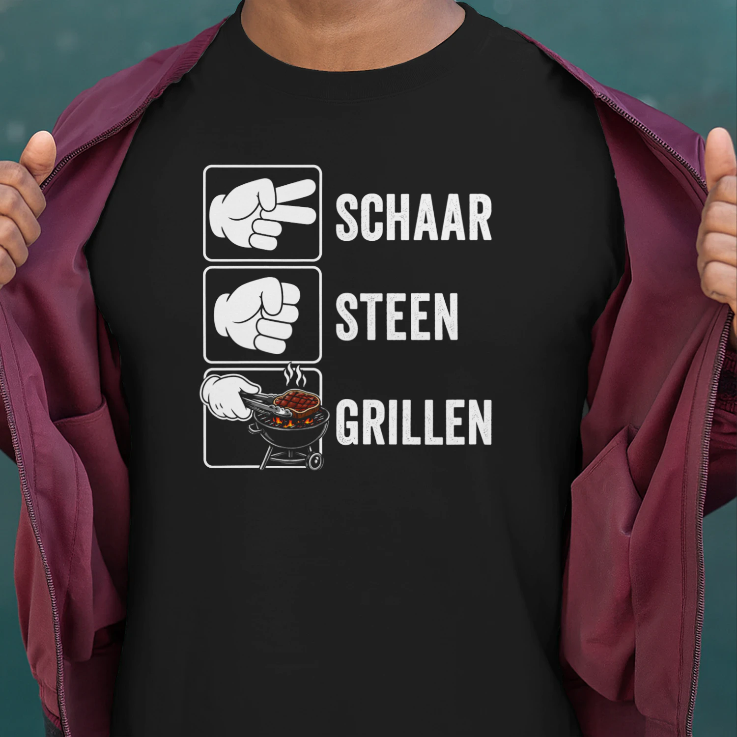 Schaar Steen Grillen