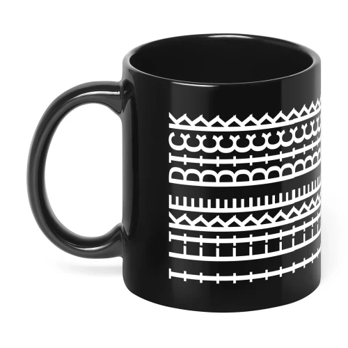 Secret Message Mug Black