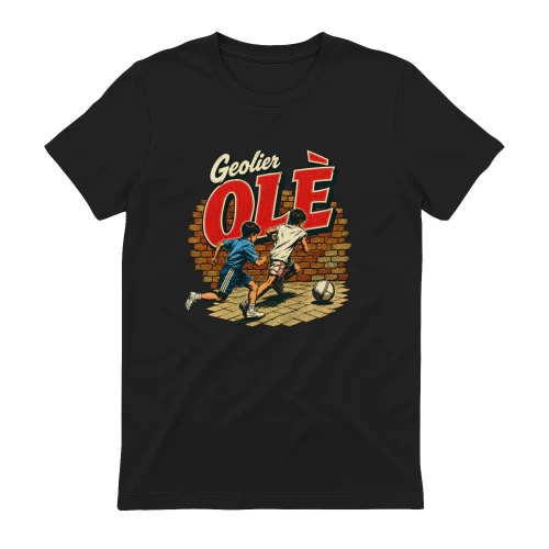 Geolier Merch Olè Street Football Retro Art