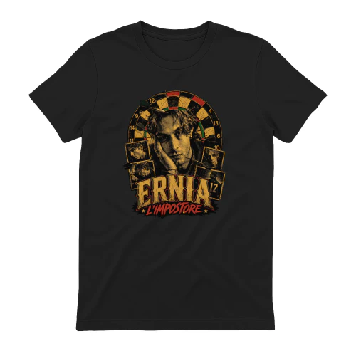 Ernia Merch L'Impostore Vintage Dartboard Graphic