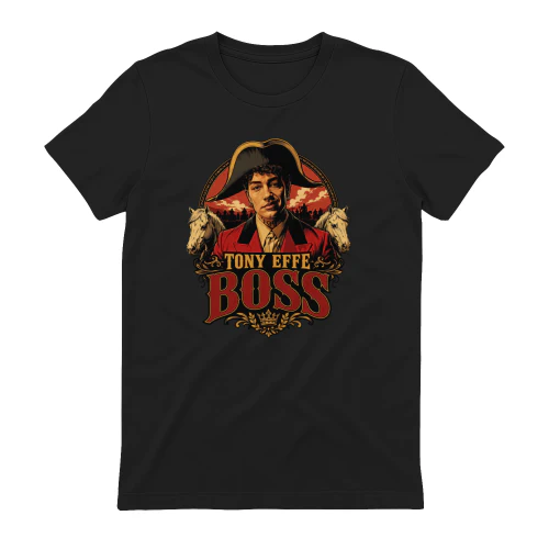 Tony Effe Merch Boss Vintage Western Americana