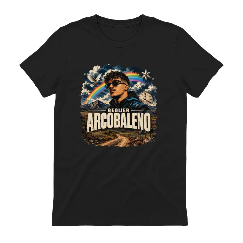 Geolier Merch Arcobaleno Vintage Graphic