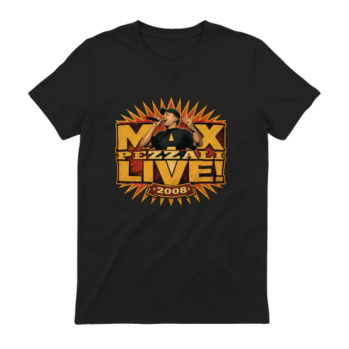 Max Pezzali Merch Live 2008 Vintage Concert Edition