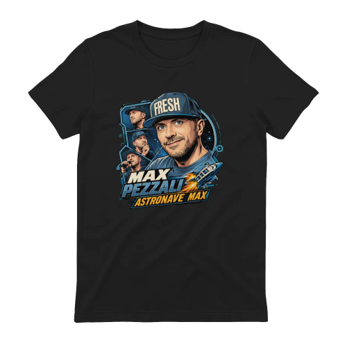 Max Pezzali Merch Astronave Max Graphic Illustration