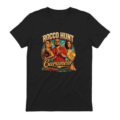 Rocco Hunt Merch Caramelo Vintage Summer Graphic Art