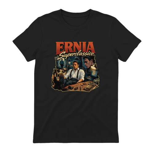 Ernia Merch Superclassico Noir Comic Art