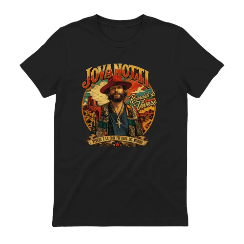 Jovanotti Merch Ricordati Di Vivere Retro Art