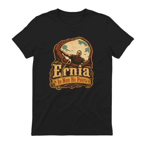 Ernia Merch Io Non Ho Paura Vintage Poster Artwork