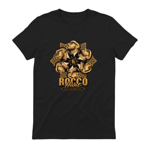 Rocco Hunt Merch Signorhunt Vintage Gold Artwork