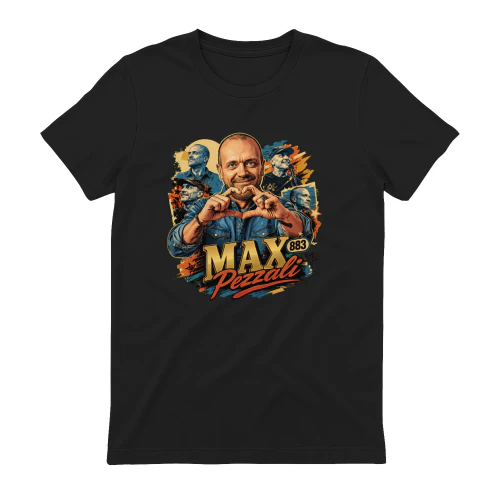 Max Pezzali Merch 883 Cuore Vintage Graphic