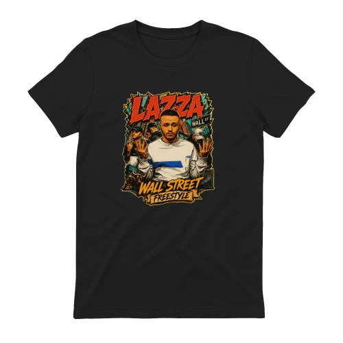 Lazza Merch Wall Street Freestyle Graphic Art