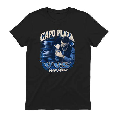 Capo Plaza Merch VVS World Galaxy Graphic