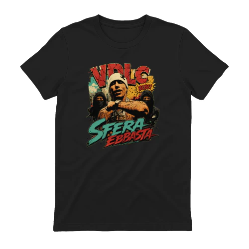 Sfera Ebbasta Merch VDLC Comic Style Graphic