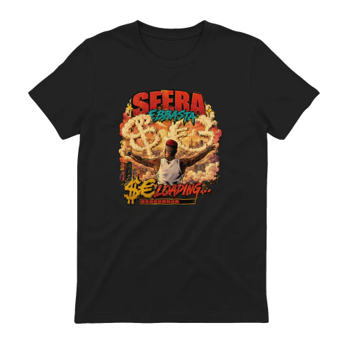 Sfera Ebbasta Merch Trap King Skyline Illustration
