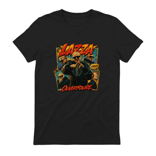 Lazza Merch Ouverfoure Retro Comic Book Graphic Art