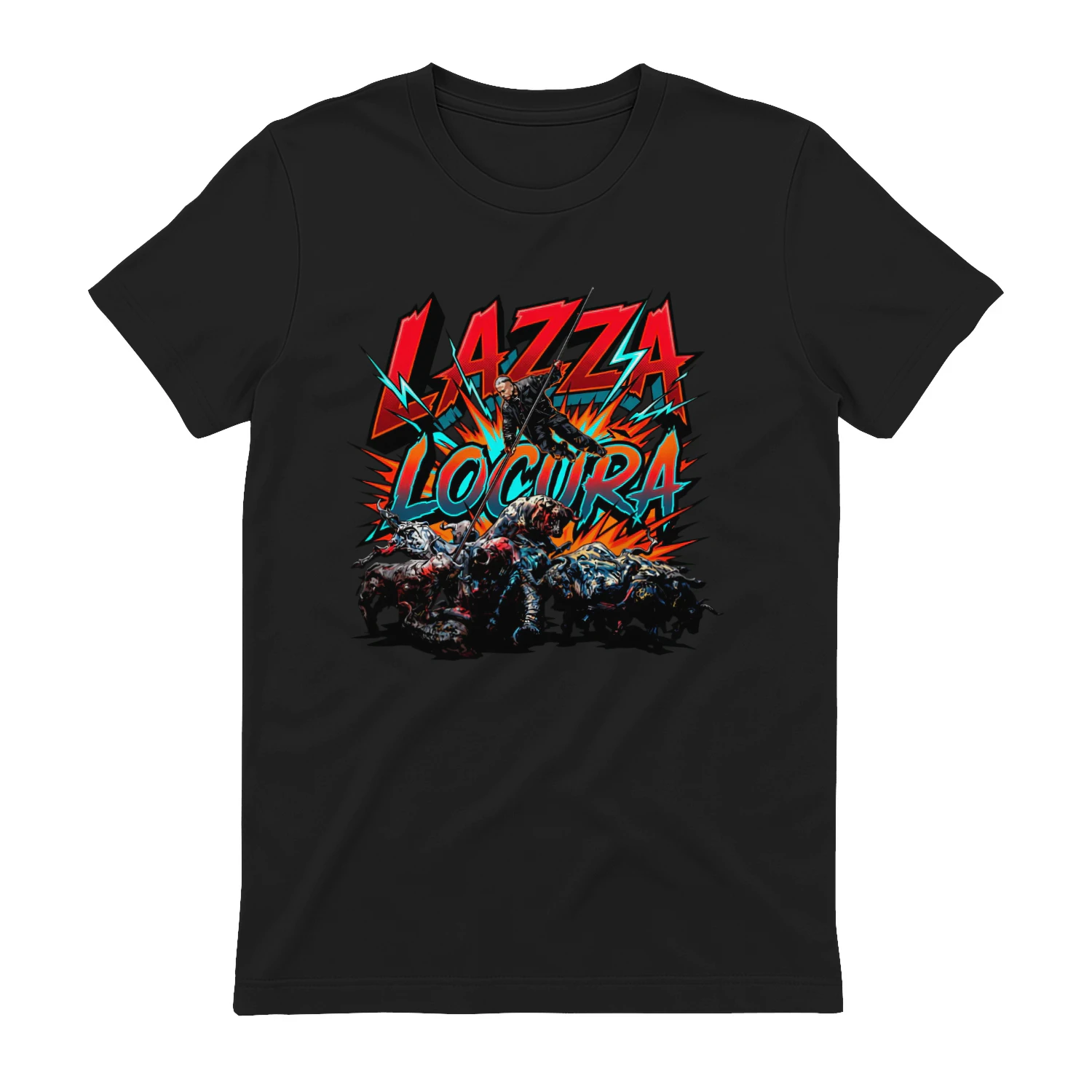 Lazza Merch Locura Esplosivo Toros Artwork
