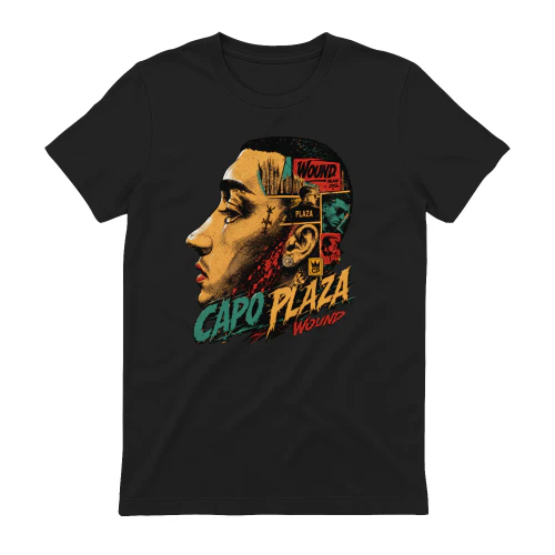 Capo Plaza Merch Wound Milano 2002 Graphic