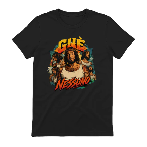 Guè Merch Nessuno Rap Icon Graphic