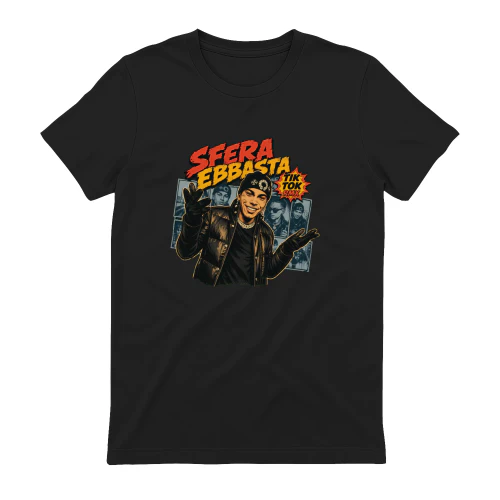 Sfera Ebbasta Merch Tik Tok Rmx Comic Style