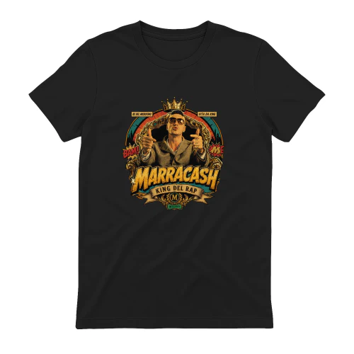 Marracash Merch King Del Rap Milano Vintage Art