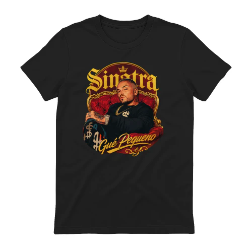 Guè Pequeno Merch Sinatra King Throne Graphic
