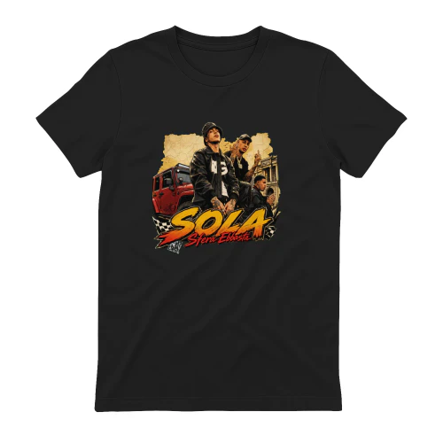 Sfera Ebbasta Merch Sola Urban Graphic Art