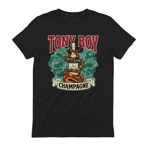 Tony Boy - Champage Vintage Comic Style