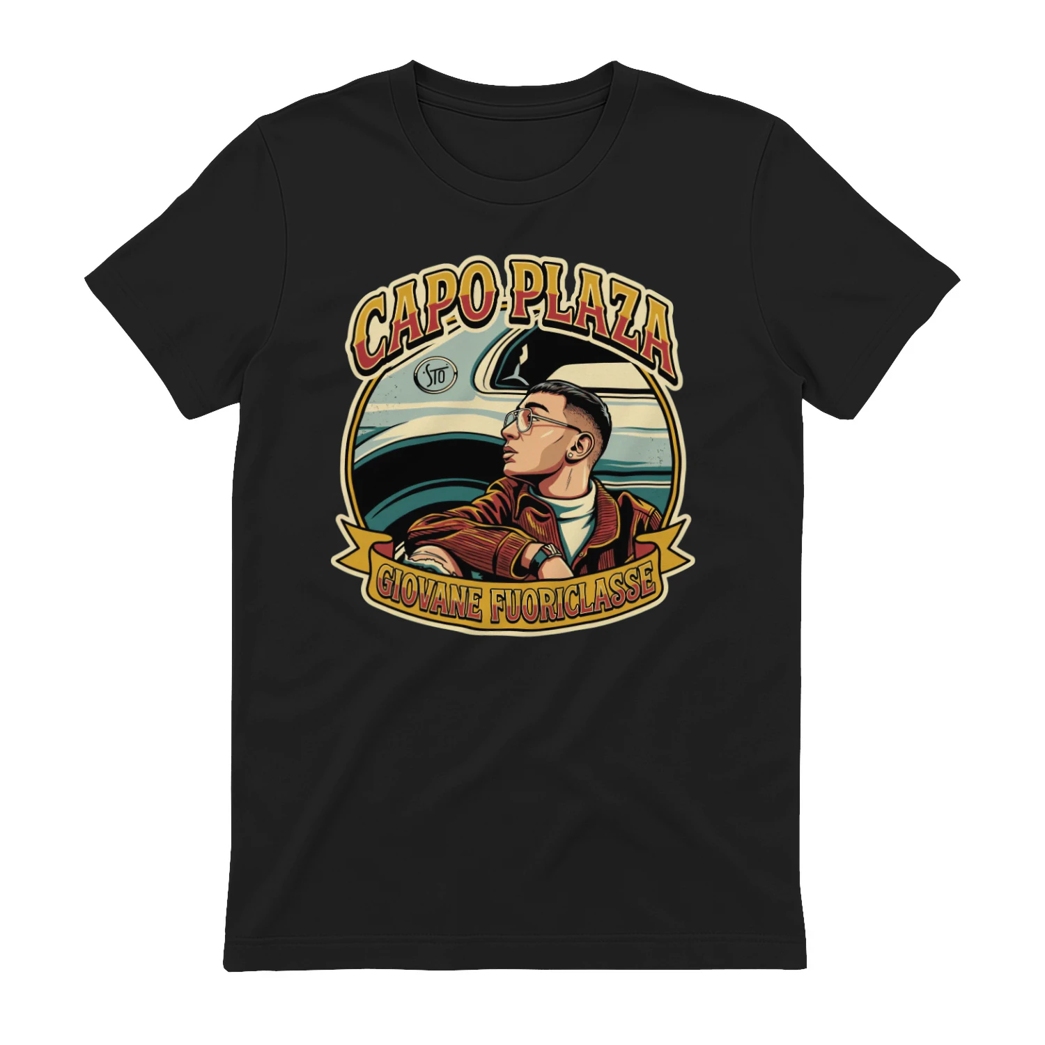Capo Plaza - Giovane Fuoriclasse Vintage Comic Style Italia