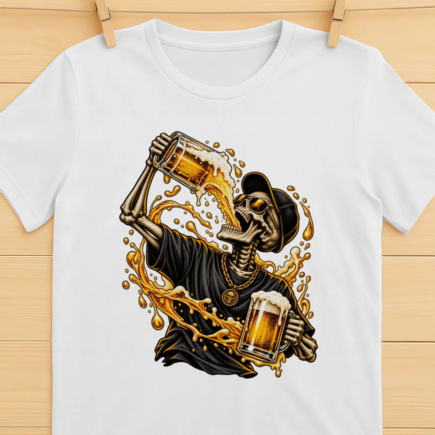 skeleton-beer-party-sticker