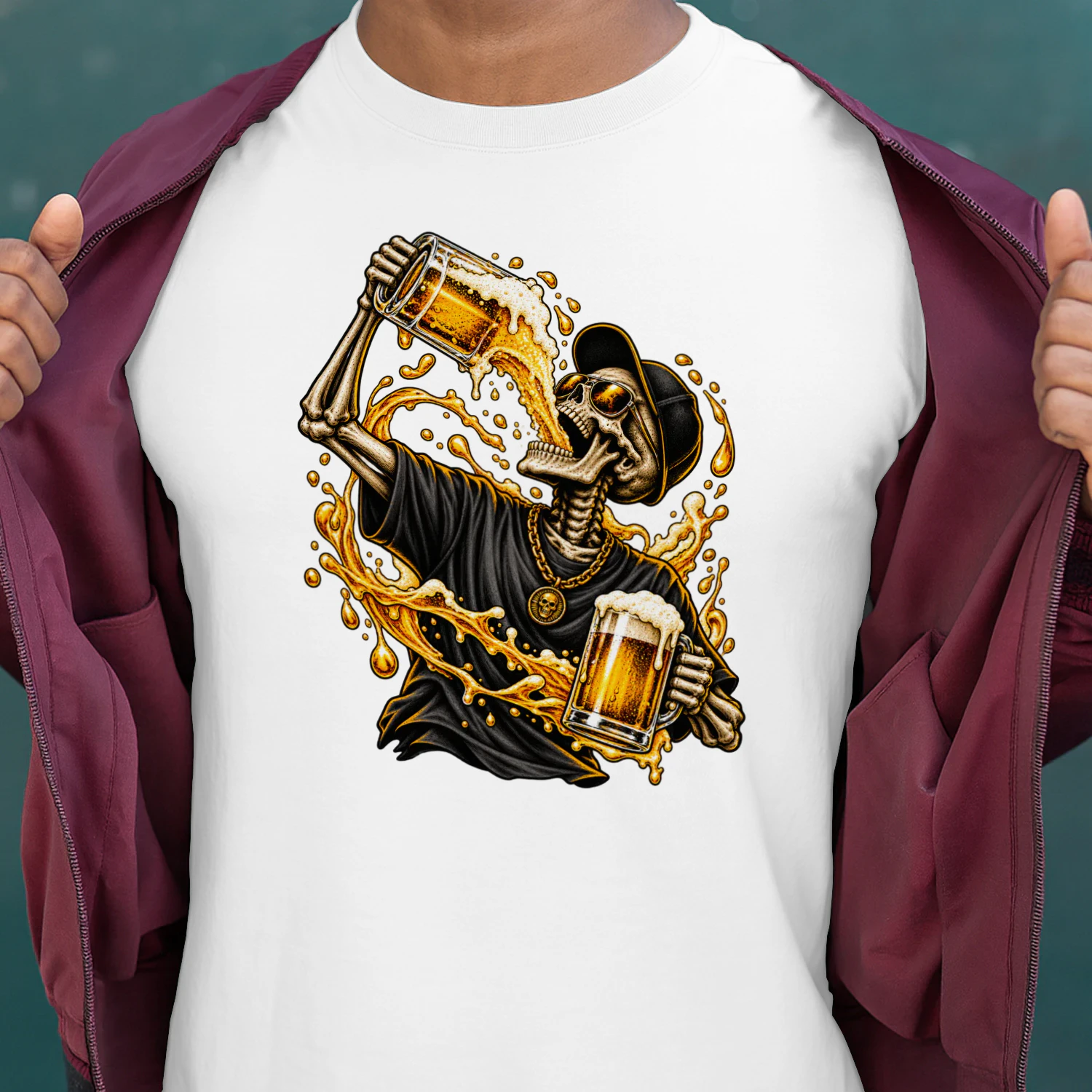 skeleton-beer-party-sticker