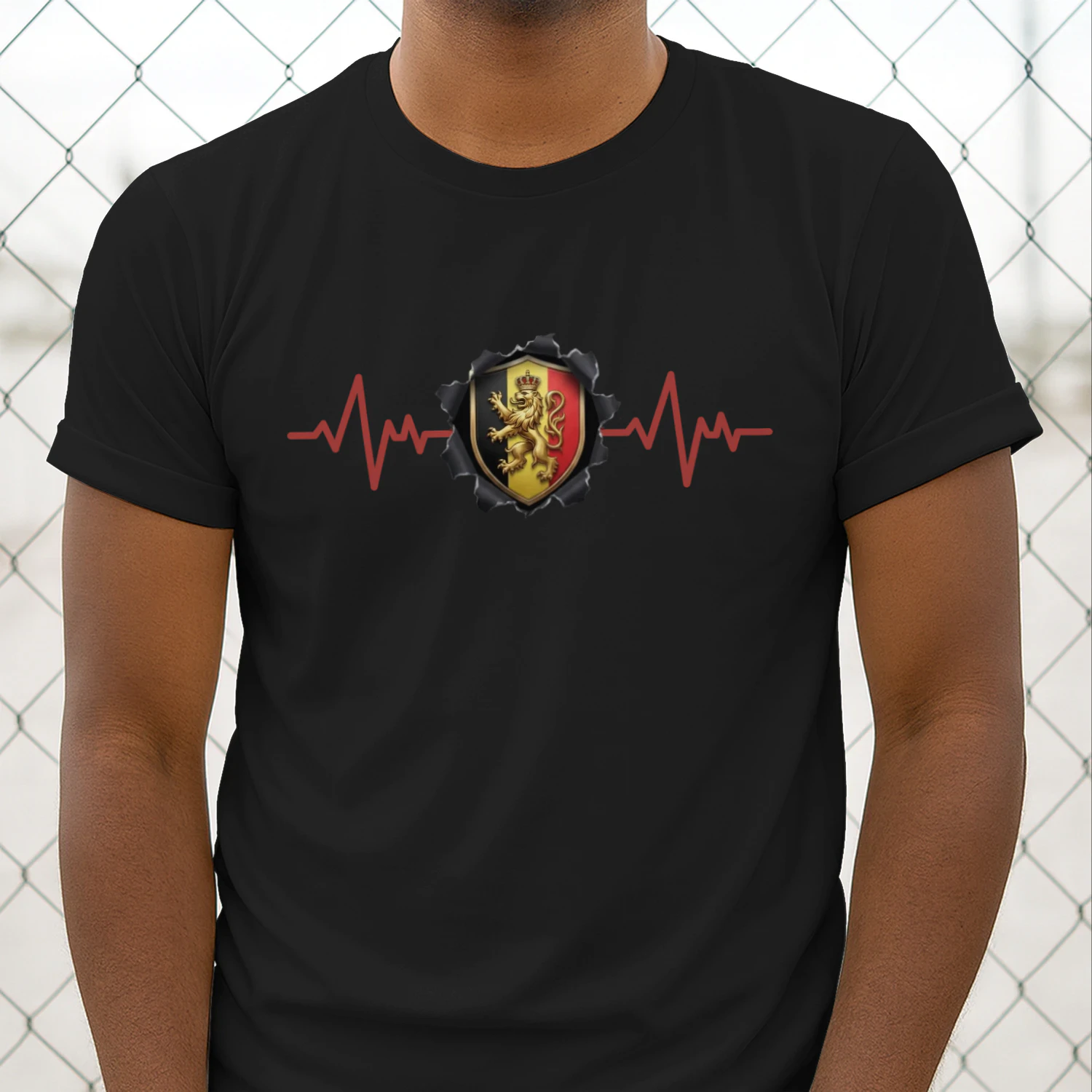 Belgian Pride Heartbeat Tee
