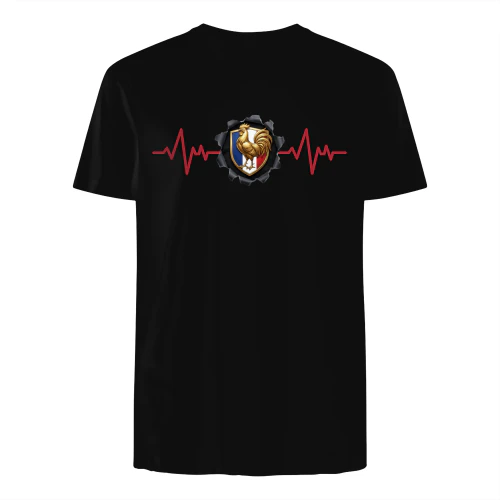 French Pride Heartbeat Tee