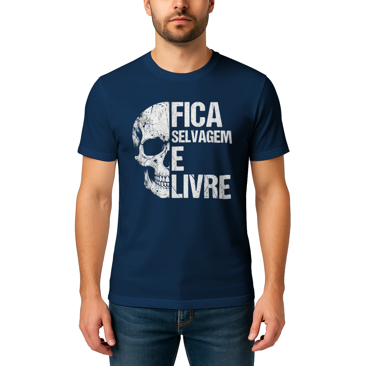 T-shirt “FICA SELVAGEM E LIVRE” ✨