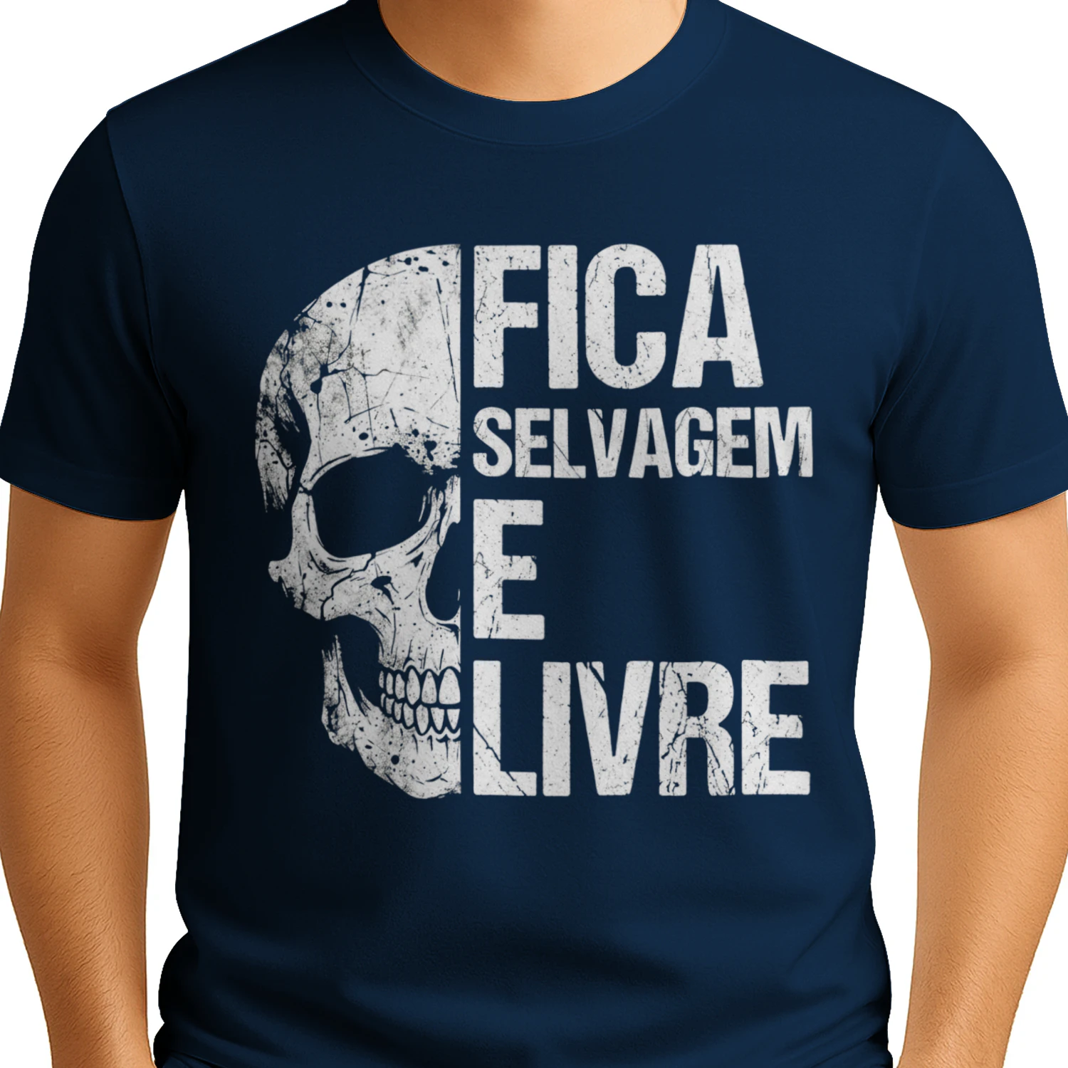 T-shirt “FICA SELVAGEM E LIVRE” ✨