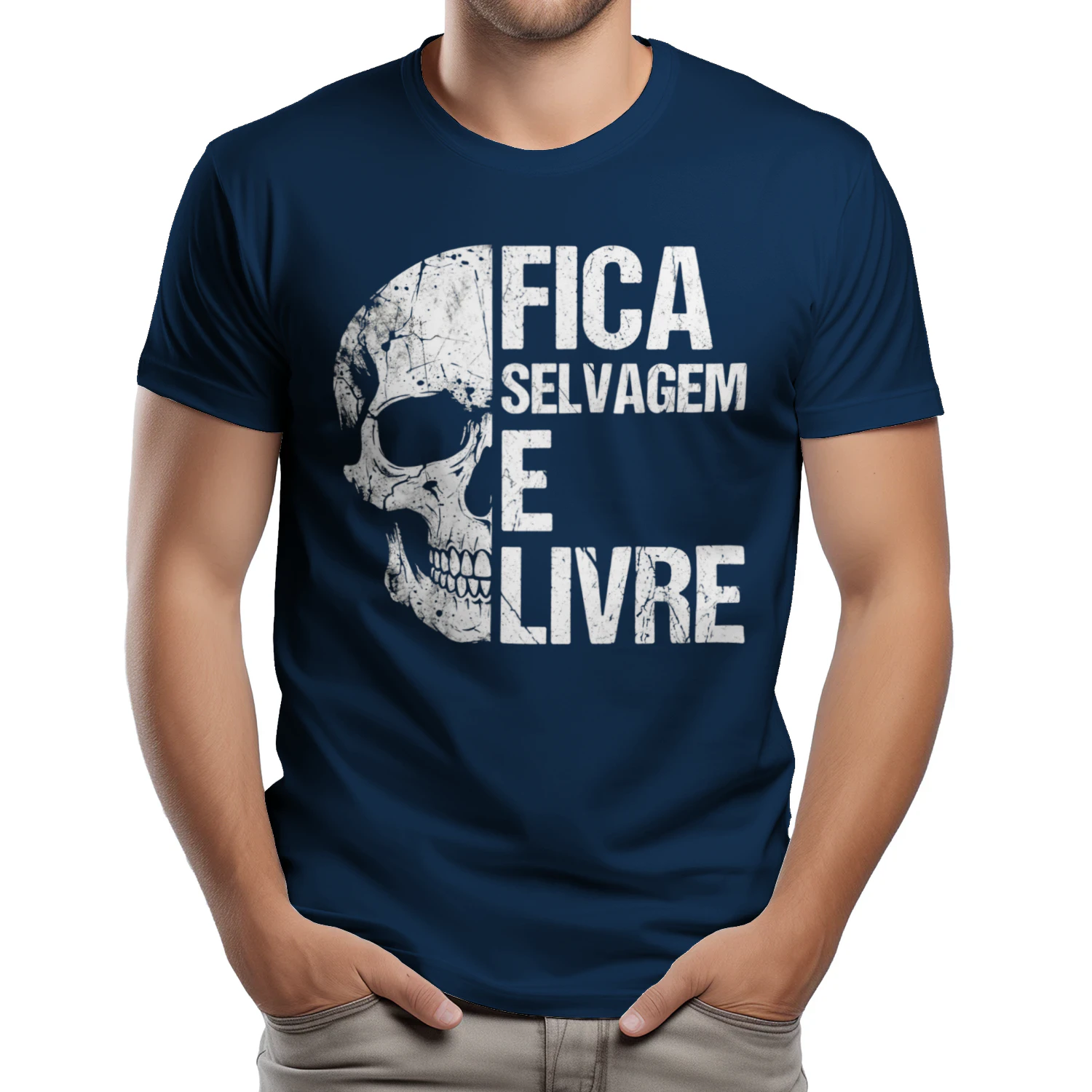 T-shirt “FICA SELVAGEM E LIVRE” ✨