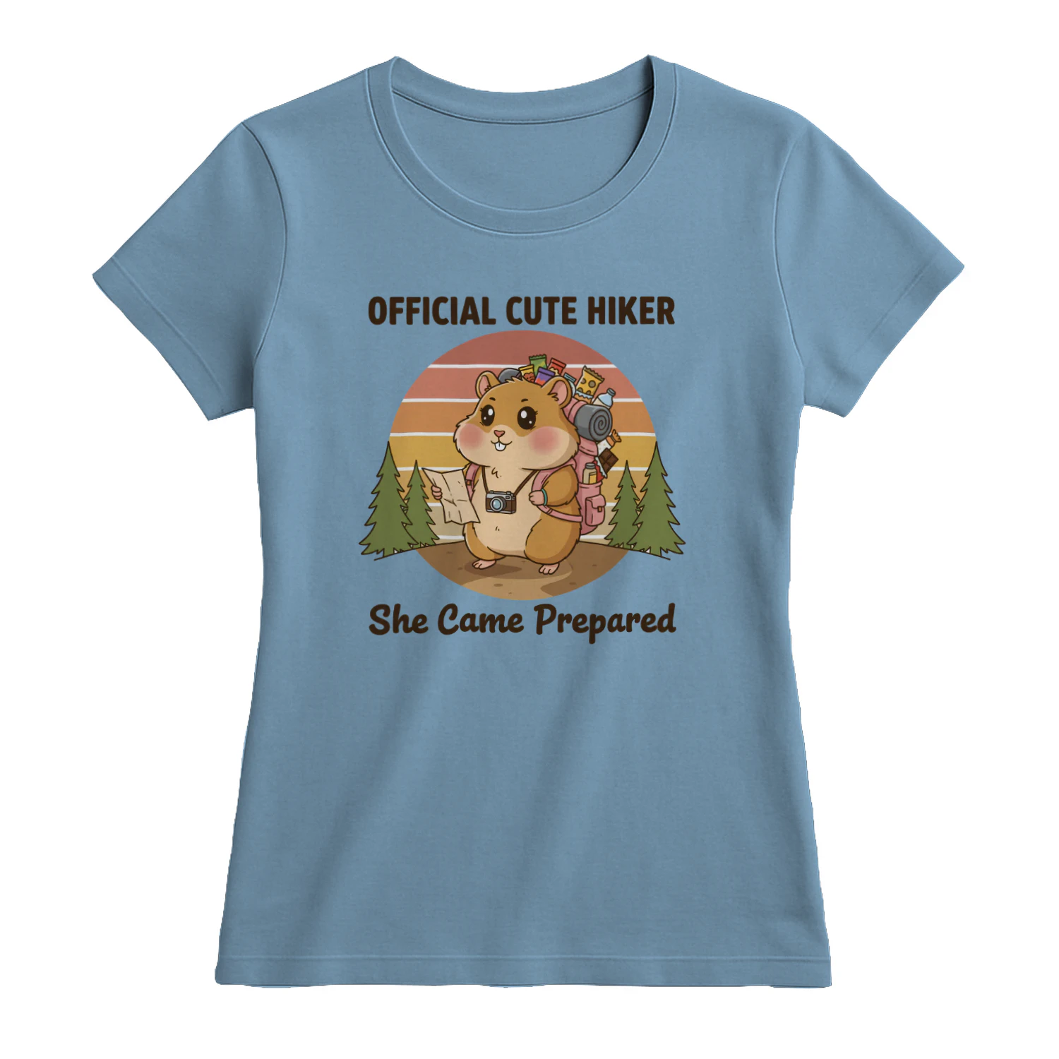 The Cute Prepared Hiker Fitted Tee