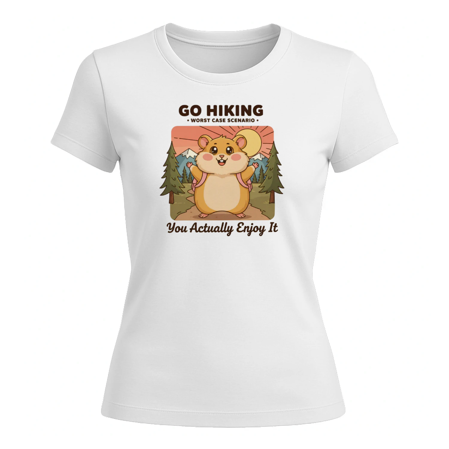 The Feral Enjoy Hiker Fitted Tee