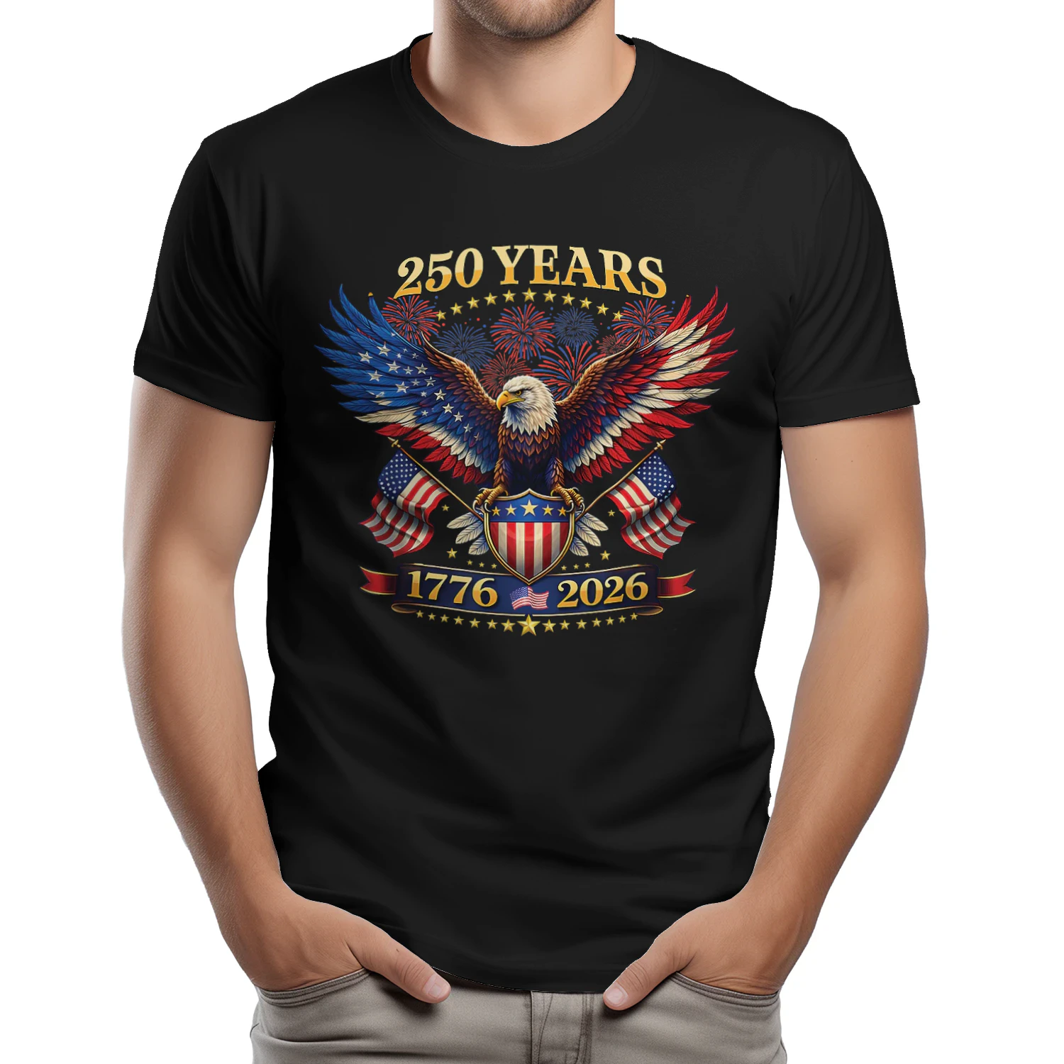 250 Years American 1776 2026 250th 4th July Independence Day