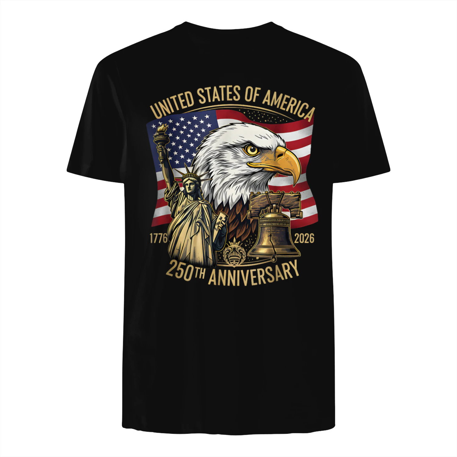 250 Years 1776-2026 250th Birthday Eagle Liberty Bell