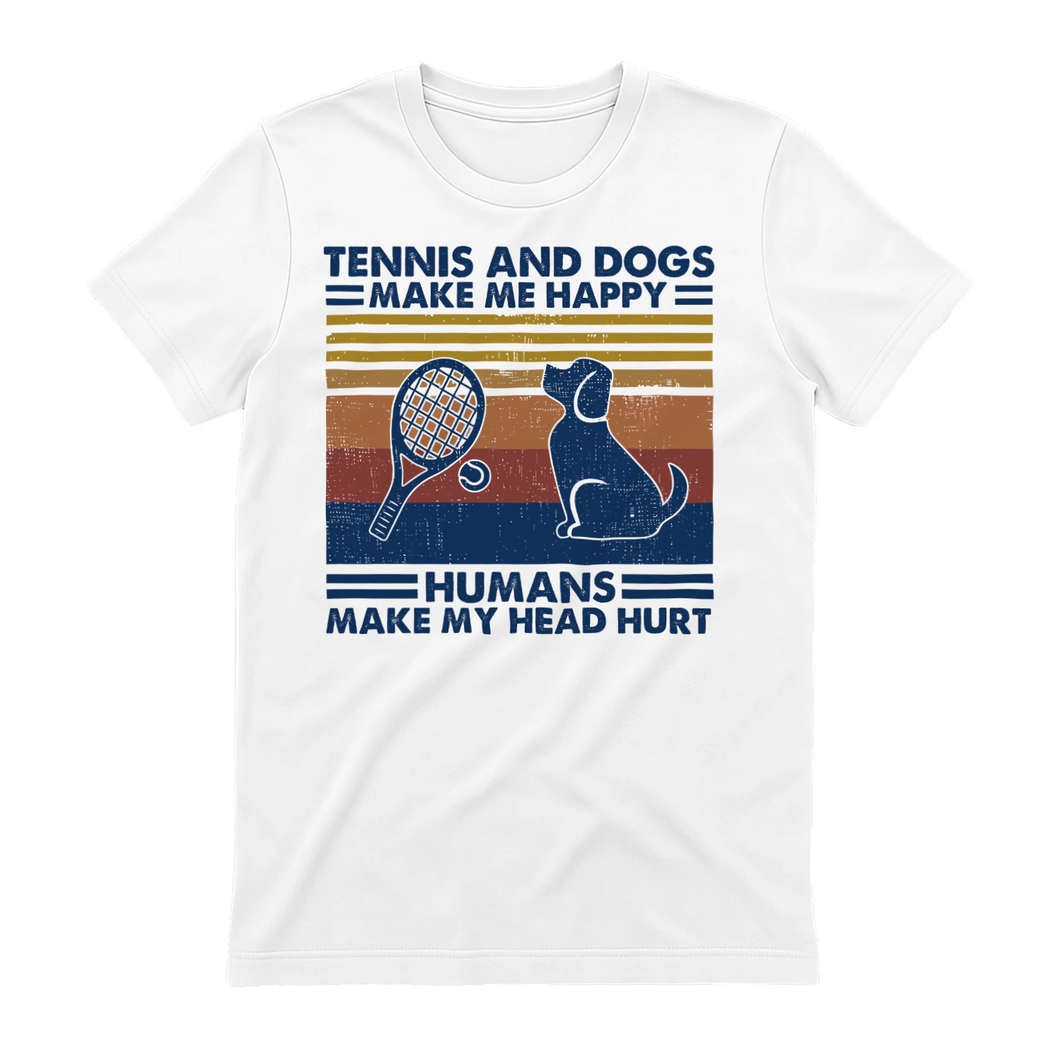 tennis and dogs make me happy