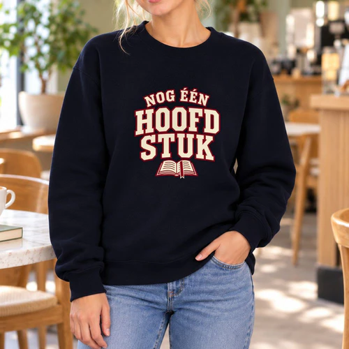 Nog één hoofdstuk – Sweater voor boekenliefhebbers