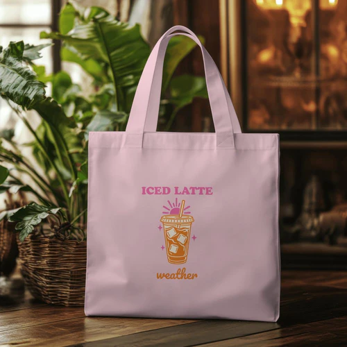 Iced Latte Weather Tote Bag