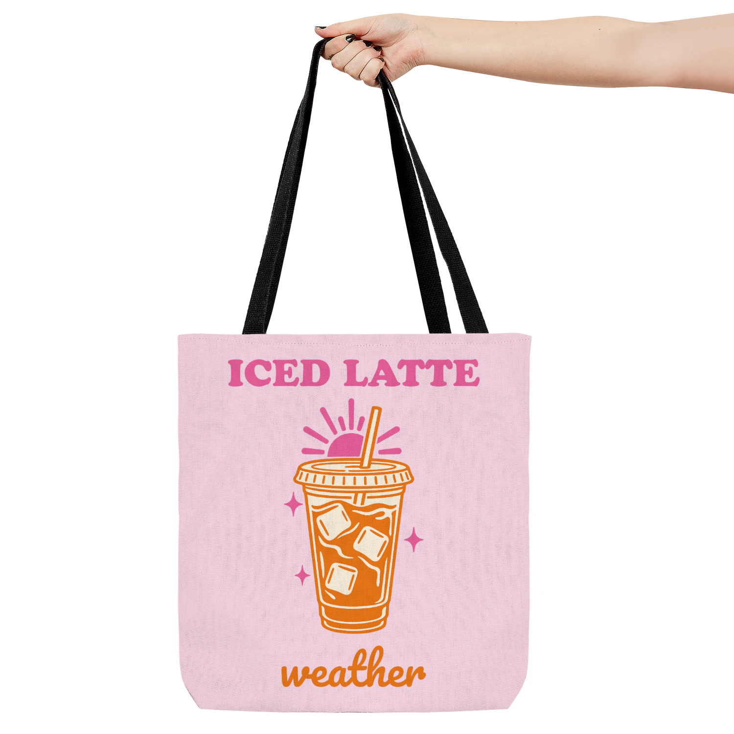Iced Latte Weather Tote Bag