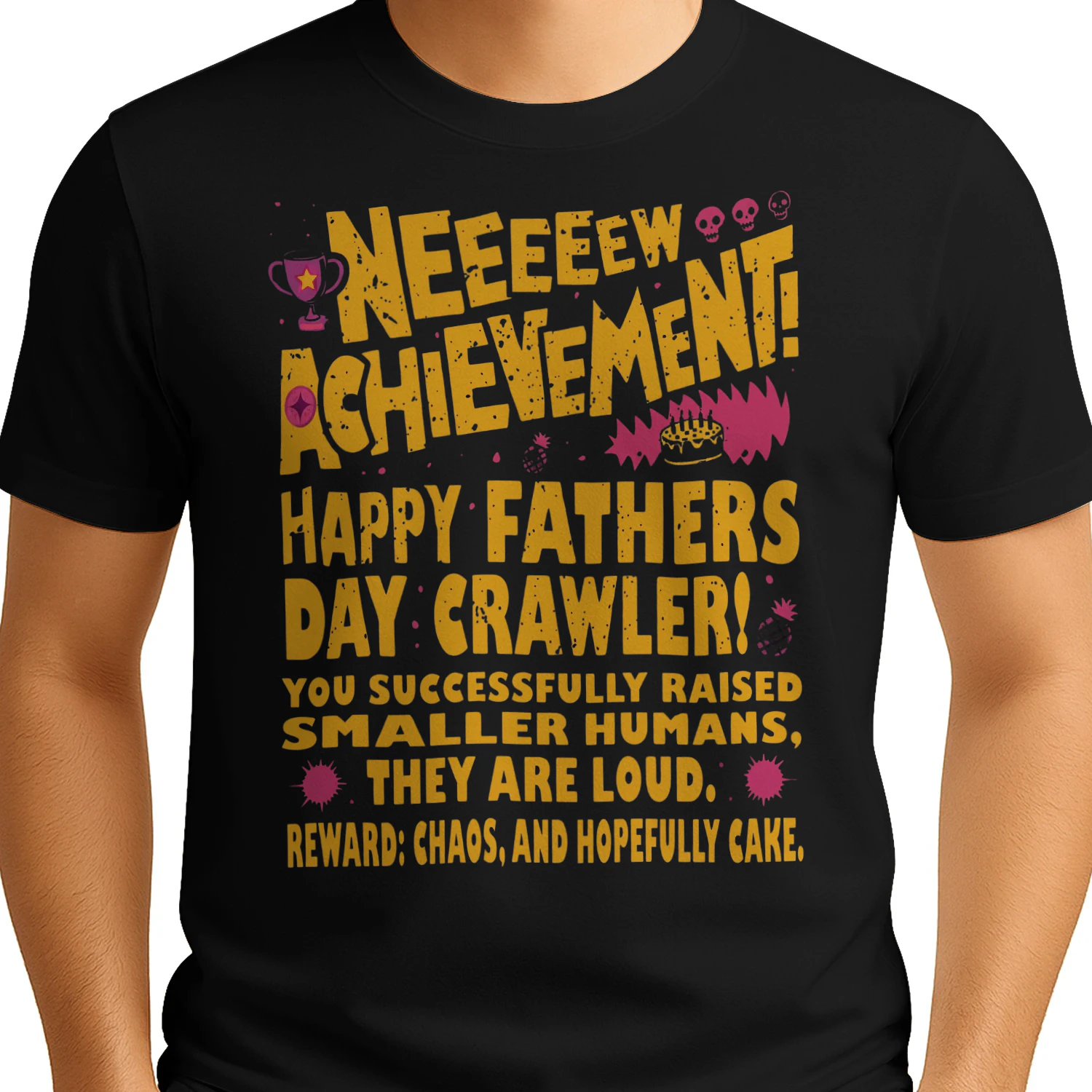 Dungeon Crawler Carl Fathers Day Shirt, Dad Achievement Tee, DCC Fan Shirts, Funny LitRPG Dad Gift