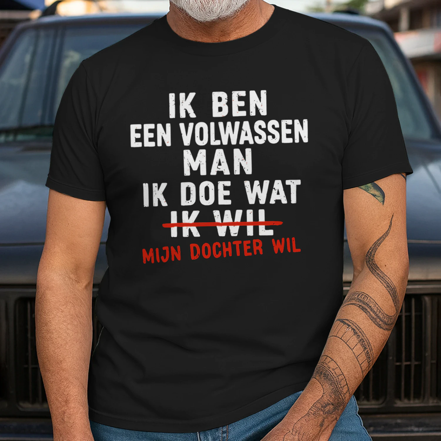 Ik ben een volwassen man, ik doe wat mijn dochter wil