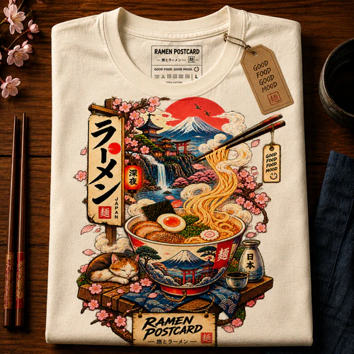 Ramen postcard