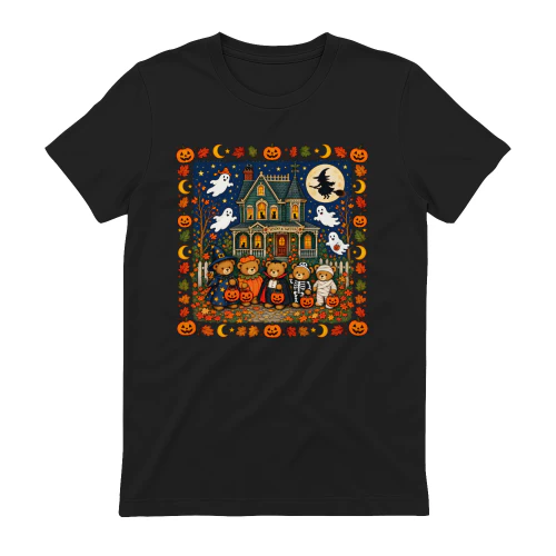 Vintage Teddy Bears Cozy Halloween Trick or Treat Night Essential T-Shirt
